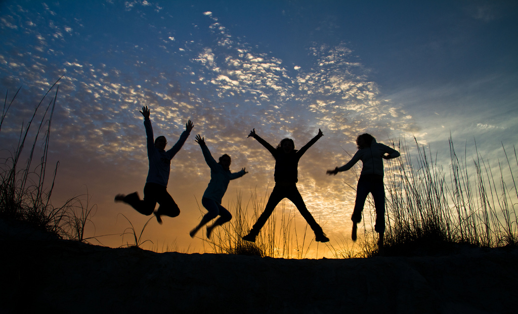 Jumping Silhouettes